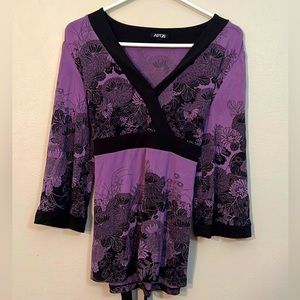 Apt9 Tie Blouse